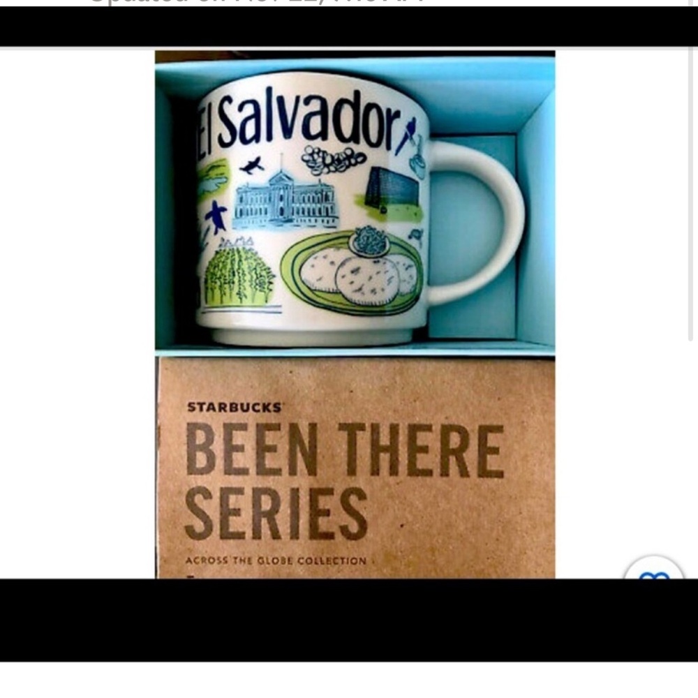 Starbucks Been There Series El Salvador Collectors Coffee Mug 14 OZ.